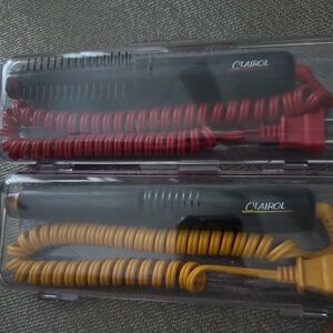 Clairol Hair Styling Tools Set - Red and Yellow Cords